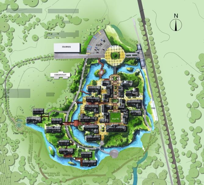Aershan Linsu Village Conceptual Planning